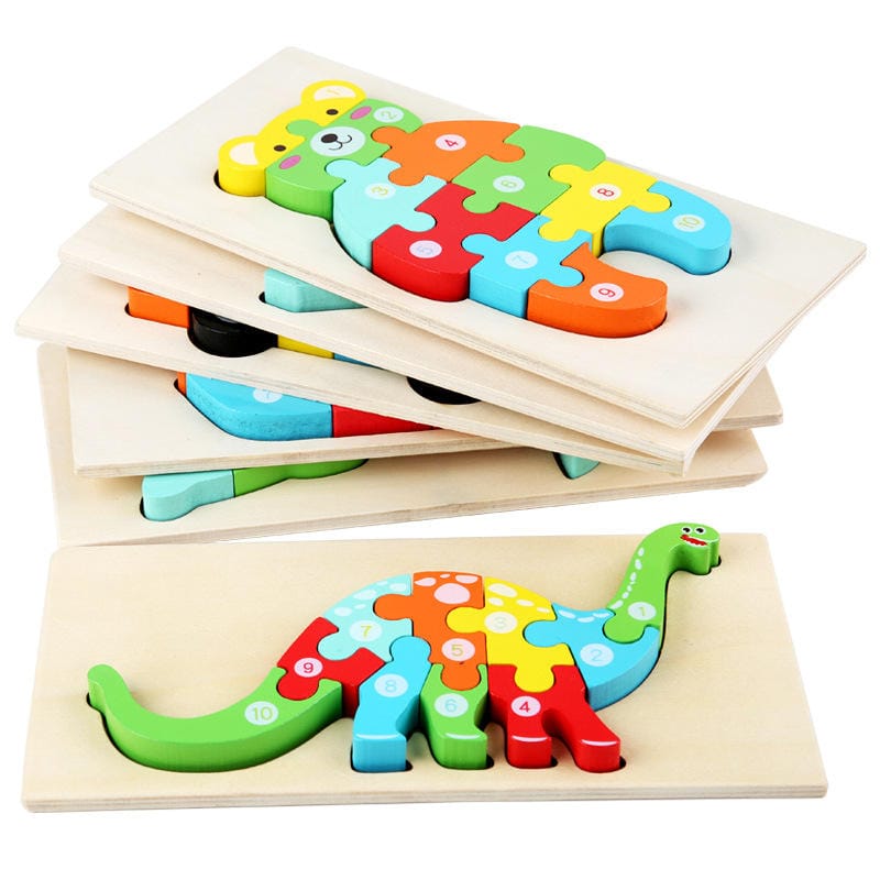 Puzzle Game 3D  Montessori Éducatif Pour Les Enfants Apprendre Puzzles